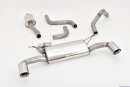 63.5mm catback-system with tailpipe left &amp; right ST-Look stainless steel