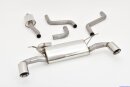 63.5mm catback-system with tailpipe left &amp; right ST-Look stainless steel