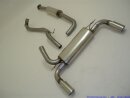 63.5mm catback-system with tailpipe left &amp; right stainless steel