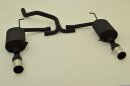 back-silencer with tailpipe left &amp; right aluminised steel