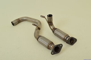 55mm downpipe with flexible pipe stainless steel