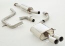 63.5mm catback-system stainless steel