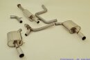 63.5mm catback-system with tailpipe left &amp; right stainless steel