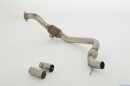 76mm downpipe with 300 cells sport-catalyst stainless steel