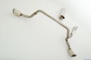 63.5mm sidepipe catback-system with tailpipe left &amp; right stainless steel