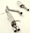 63.5mm catback-system stainless steel