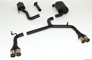 63.5mm catback-system with tailpipe left & right aluminised steel