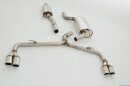 70mm catback-system with tailpipe left &amp; right stainless steel