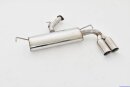 back-silencer stainless steel