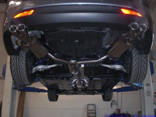 63.5mm catback-system with tailpipe left & right stainless steel