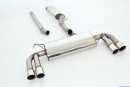 70mm catback-system with tailpipe left &amp; right stainless steel