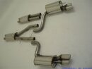 70mm catback-system with tailpipe left &amp; right stainless steel