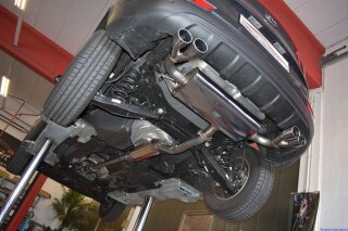 63.5mm catback-system with tailpipe left & right stainless steel