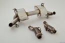 &Oslash; 2x60mm catback-system with 200 cells sport catalyst &amp; manifolds stainless steel