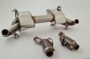 &Oslash; 2x60mm catback-system with 200 cells sport catalyst &amp; manifolds stainless steel