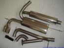 63.5mm catback-system stainless steel