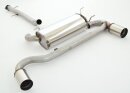 63.5mm catback-system with tailpipe left &amp; right stainless steel