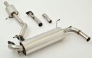 63.5mm catback-system stainless steel