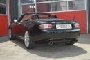back-silencer with tailpipe left &amp; right stainless steel
