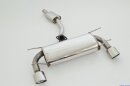 63.5mm catback-system with tailpipe left &amp; right stainless steel