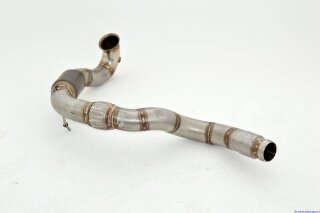 Friedrich Motorsport 90mm Downpipe mit 200 Zellen HJS Sport-Kat. Edelstahl