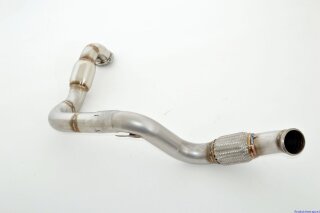 76mm downpipe with 200 cells sport-catalyst stainless steel