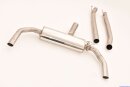 90mm catback-system with tailpipe left &amp; right stainless steel