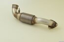 70mm downpipe with 200 cells HJS sport catalyst stainless...