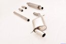 63.5mm catback-system stainless steel