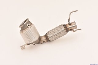 70mm downpipe with 200 cells HJS sport catalyst stainless steel