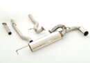 63.5mm catback-system stainless steel