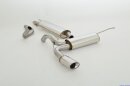 63.5mm catback-system stainless steel