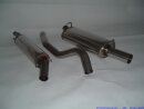 63.5mm catback-system stainless steel