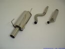 63.5mm catback-system stainless steel