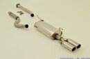 63.5mm racing catback-system stainless steel