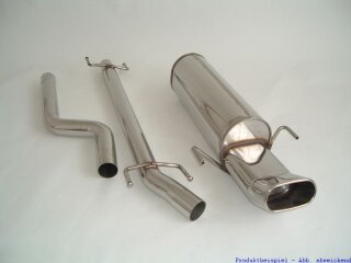 76mm catback-system stainless steel