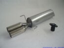 back-silencer aluminised steel