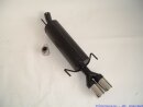 back-silencer aluminised steel