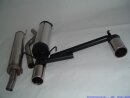63.5mm catback-system with tailpipe left &amp; right stainless steel