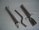 76mm catback-system stainless steel