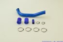 boost pressure pipe with BOV-connection blue coated...