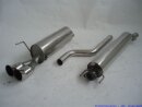 63.5mm catback-system stainless steel