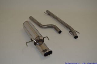 63.5mm racing catback-system stainless steel