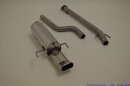 63.5mm racing catback-system stainless steel