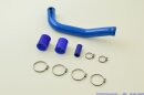 boost pressure pipe with BOV-connection blue coated...