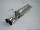 back-silencer with tailpipe left & right aluminised...