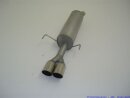 back-silencer aluminised steel