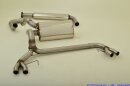 76mm catback-system with tailpipe left &amp; right stainless steel