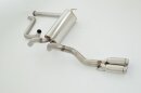 63.5mm catback-system stainless steel