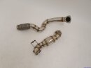 76mm downpipe with 200 cells sport-catalyst stainless steel